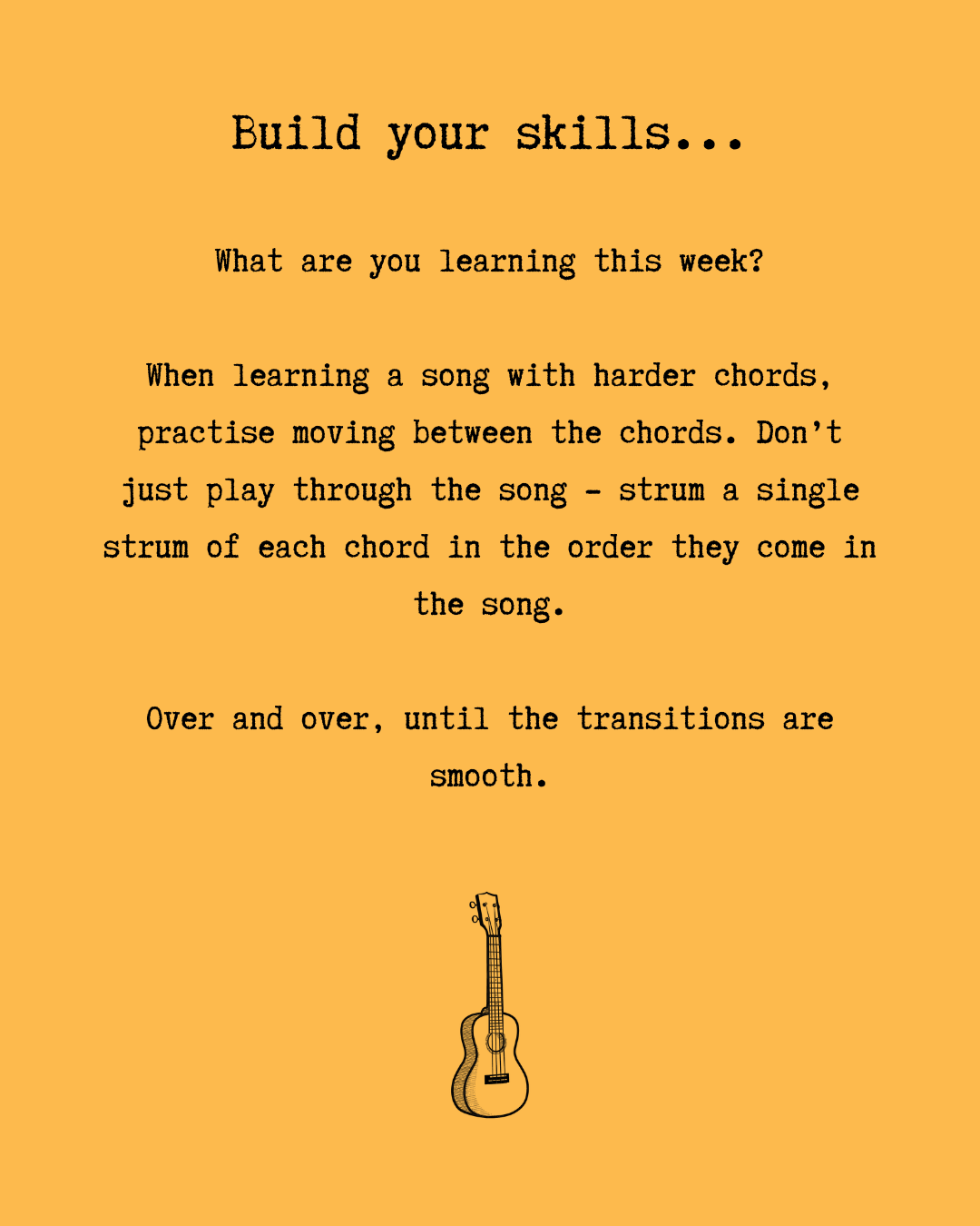 Build your skills - Chord Changes