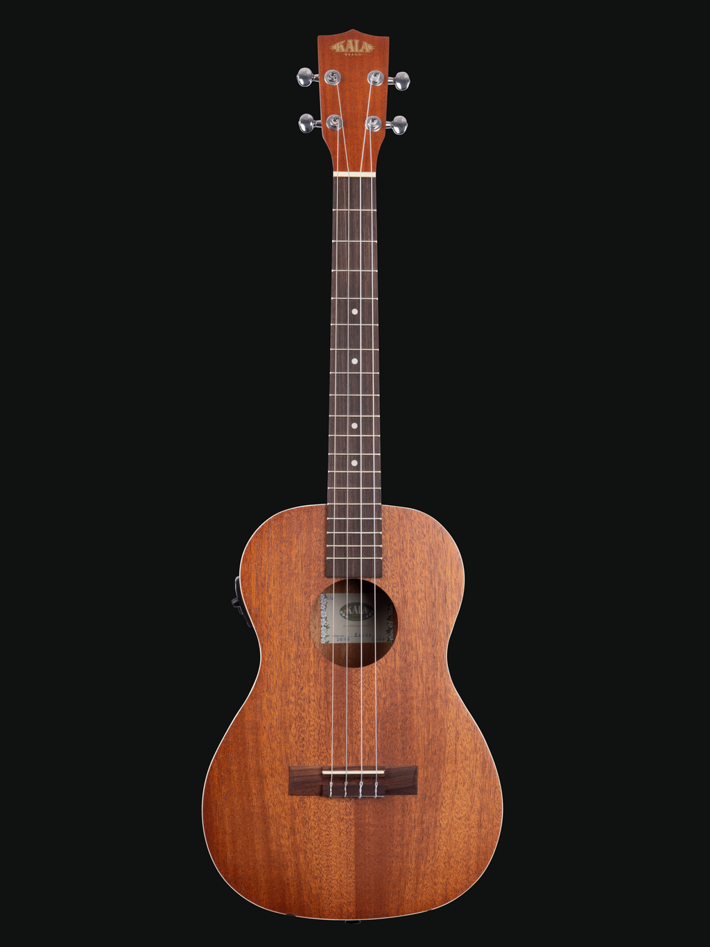 Kala Satin Mahogany Ukulele with Kala Gig Bag - BARITONE SIZE