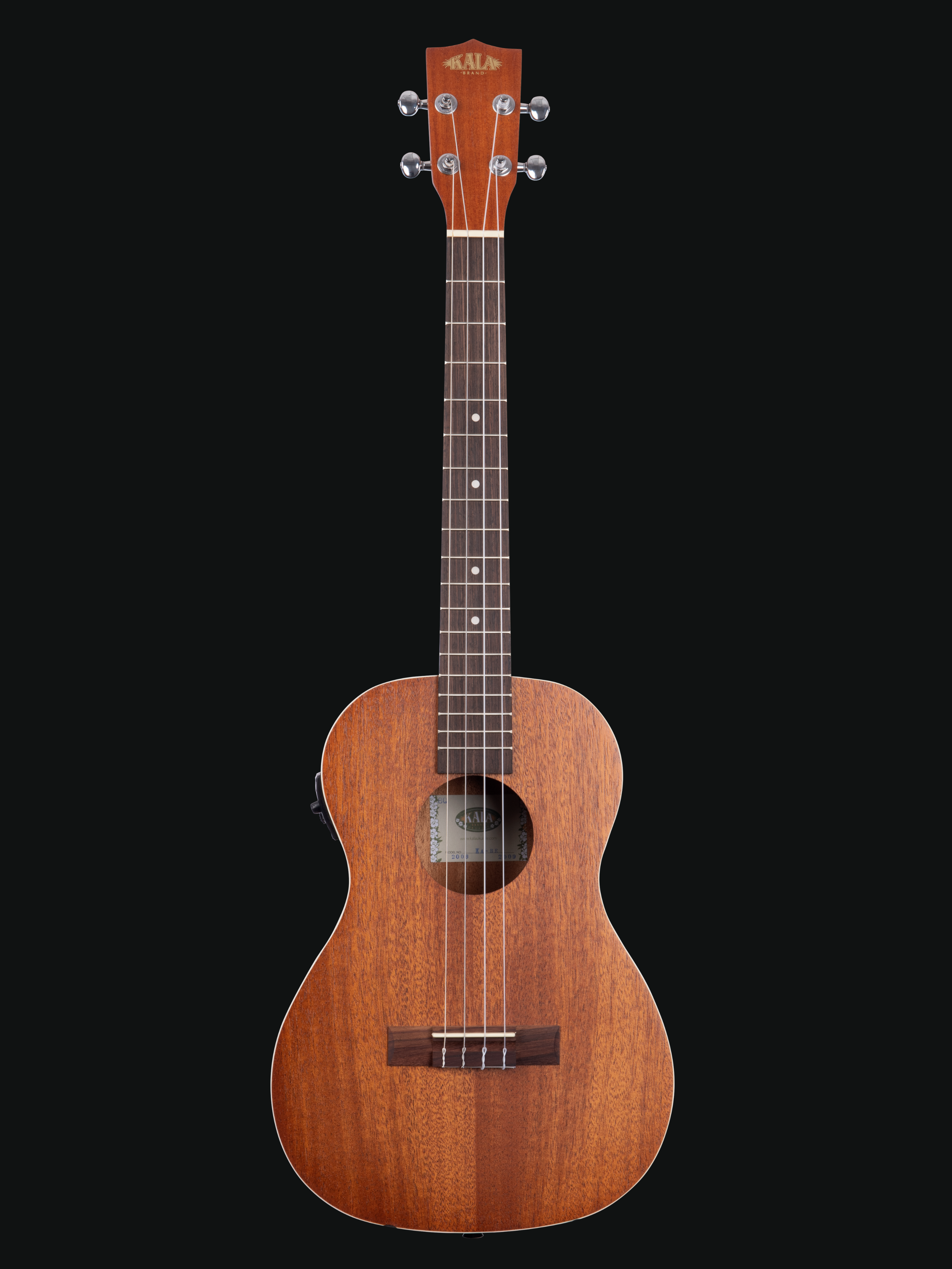 Kala Satin Mahogany Ukulele with Kala Gig Bag - BARITONE SIZE