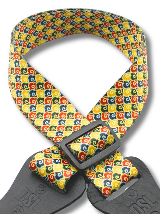 DSL Weaving POLY-CLD-YELLOW Ukulele Strap