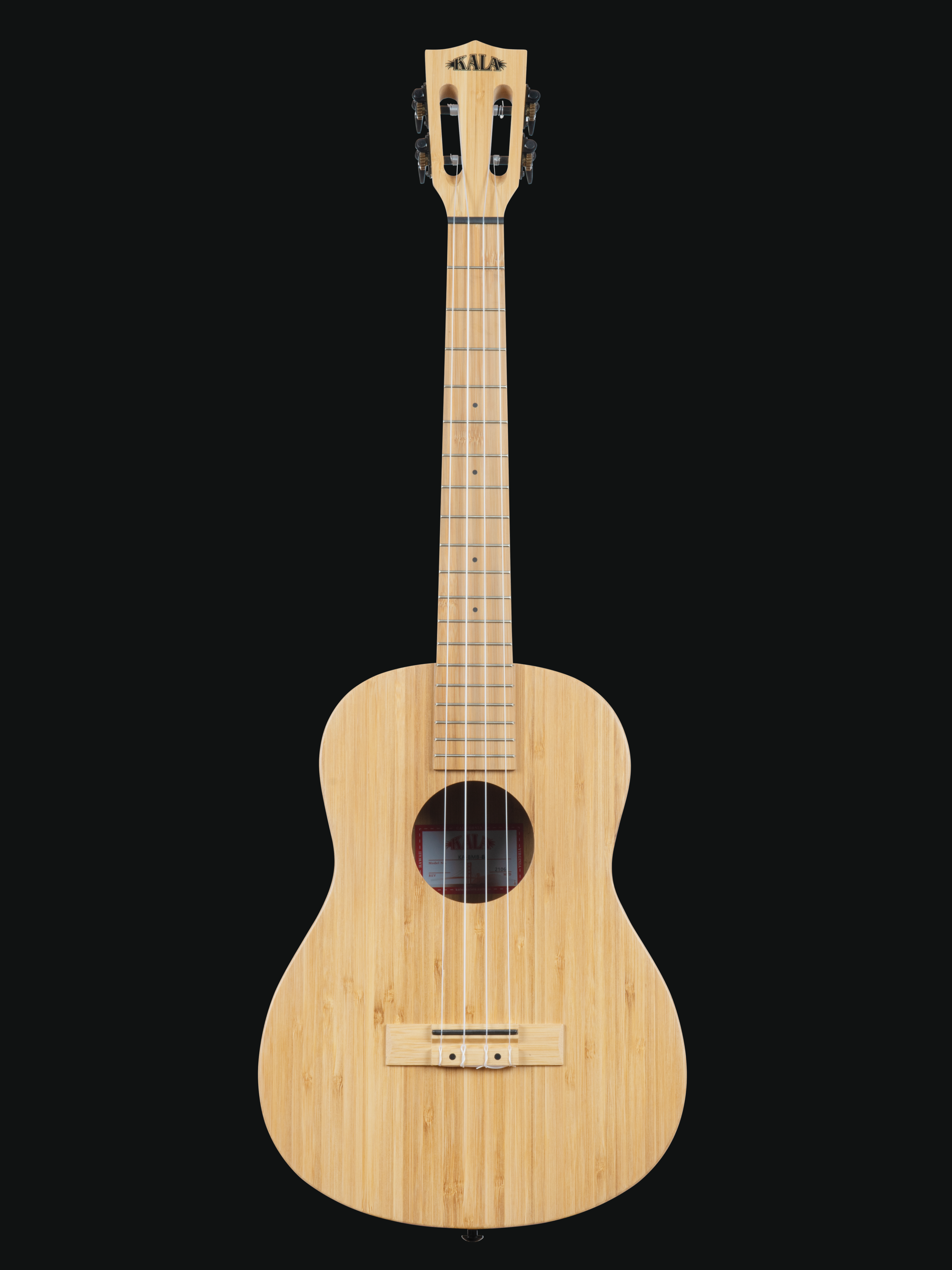 Kala Bamboo Ukulele with Kala Gig Bag - BARITONE SIZE