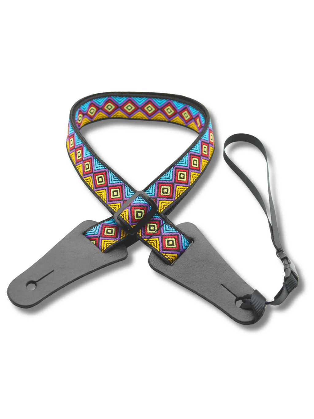 DSL Weaving POLY-TILE-PURPLE Ukulele Strap
