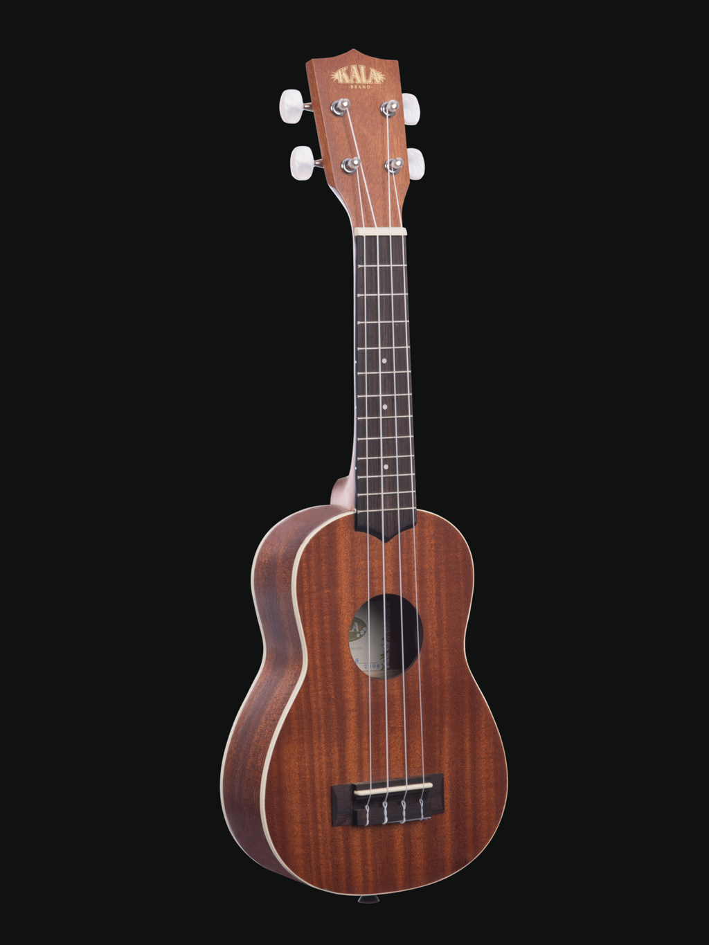 Kala Satin Mahogany Ukulele with Gig Bag - SOPRANO SIZE