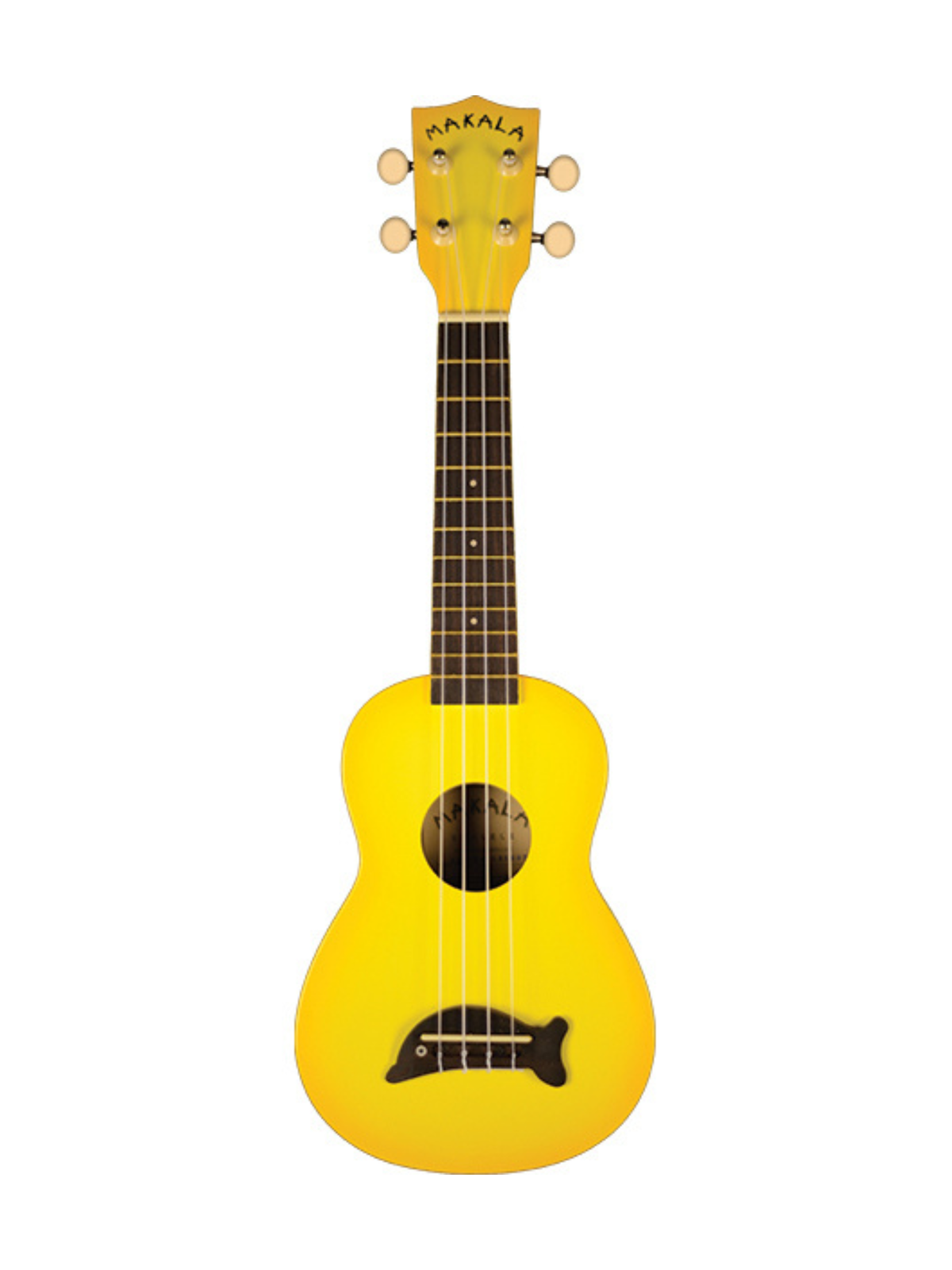 Makala Dolphin Ukulele - YELLOW BURST