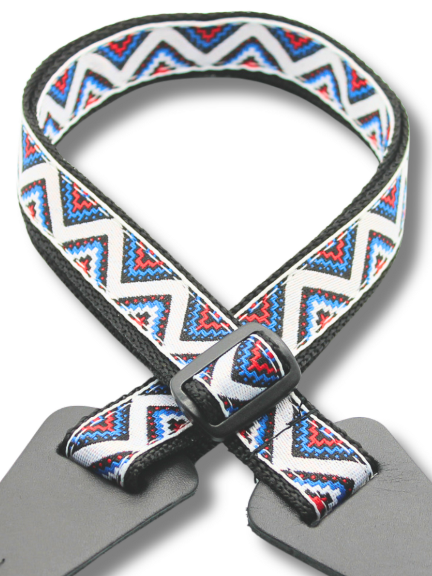 DSL Weaving POLY-HILL-WHITE Ukulele Strap