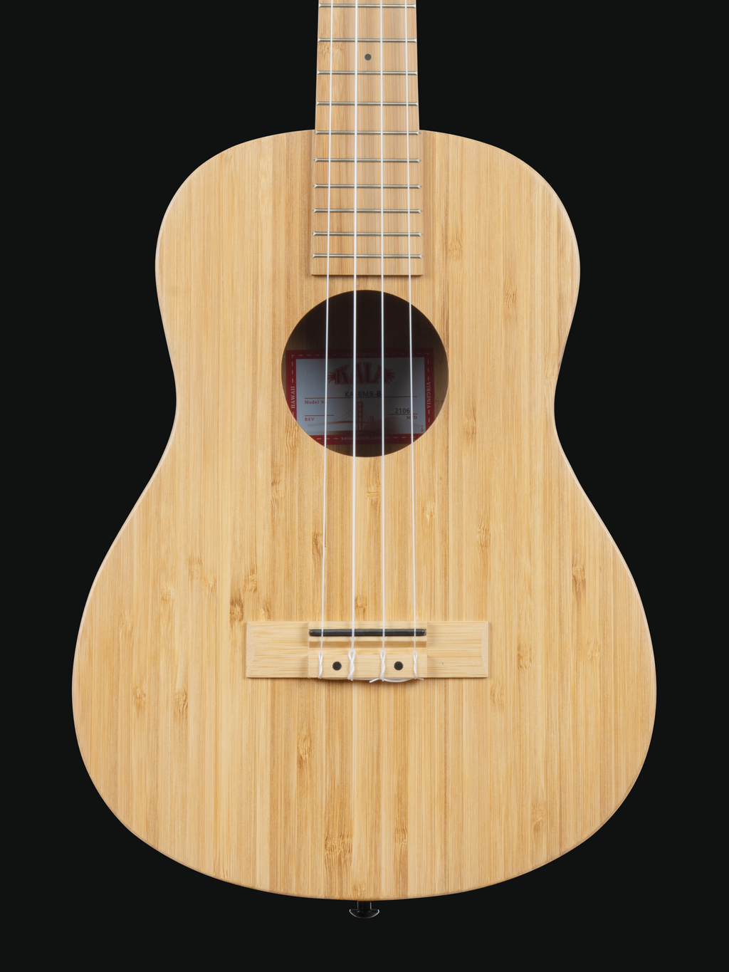Kala Bamboo Ukulele with Kala Gig Bag - BARITONE SIZE