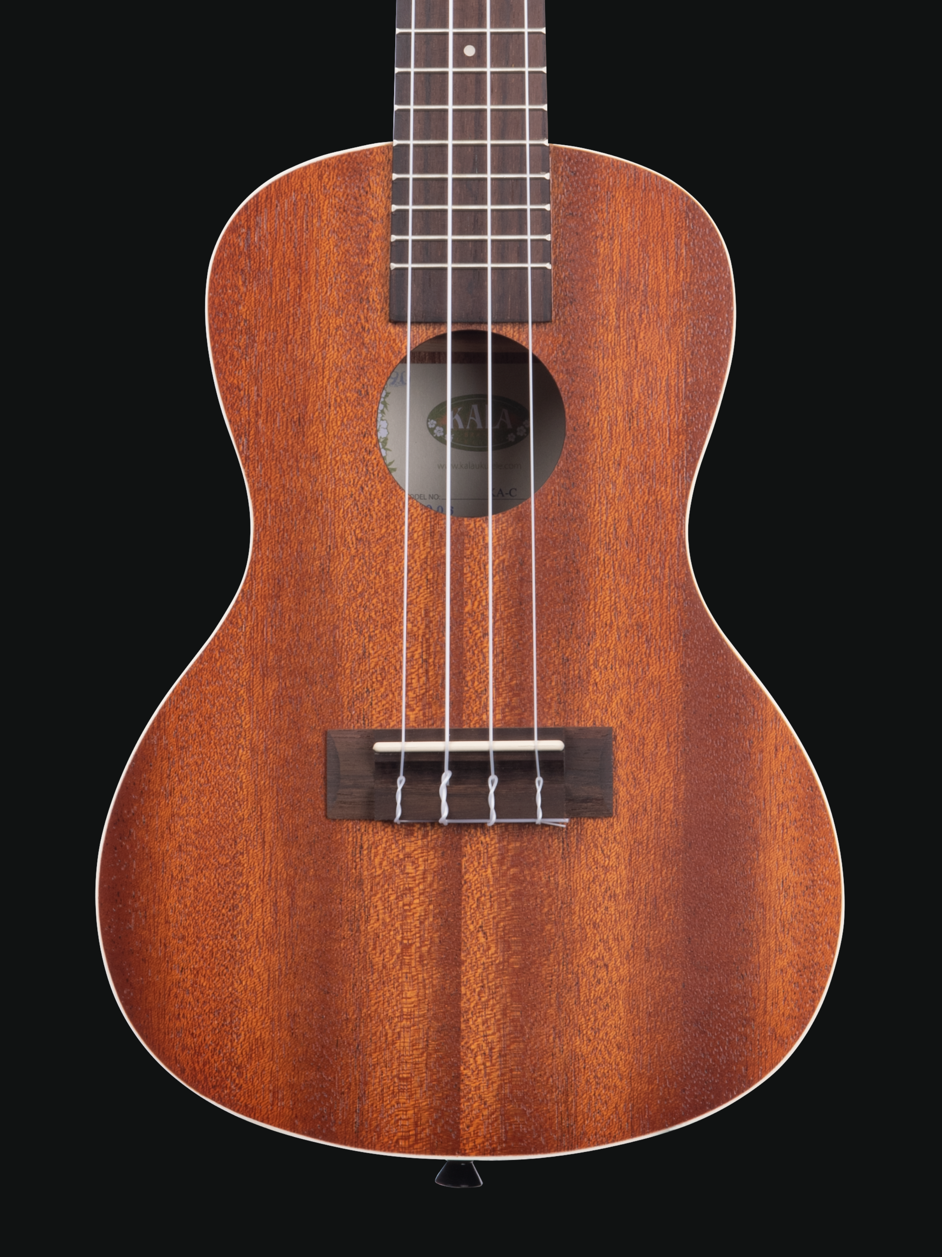 Kala Satin Mahogany Ukulele with Gig Bag - CONCERT SIZE