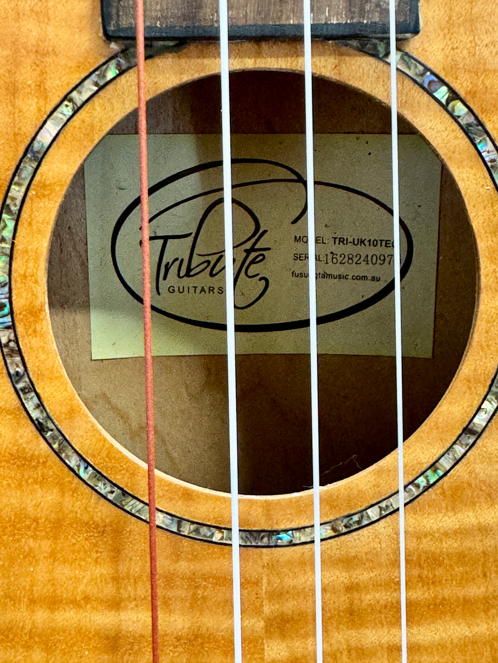Tribute Guitars Tenor Size Ukulele - PREOWNED