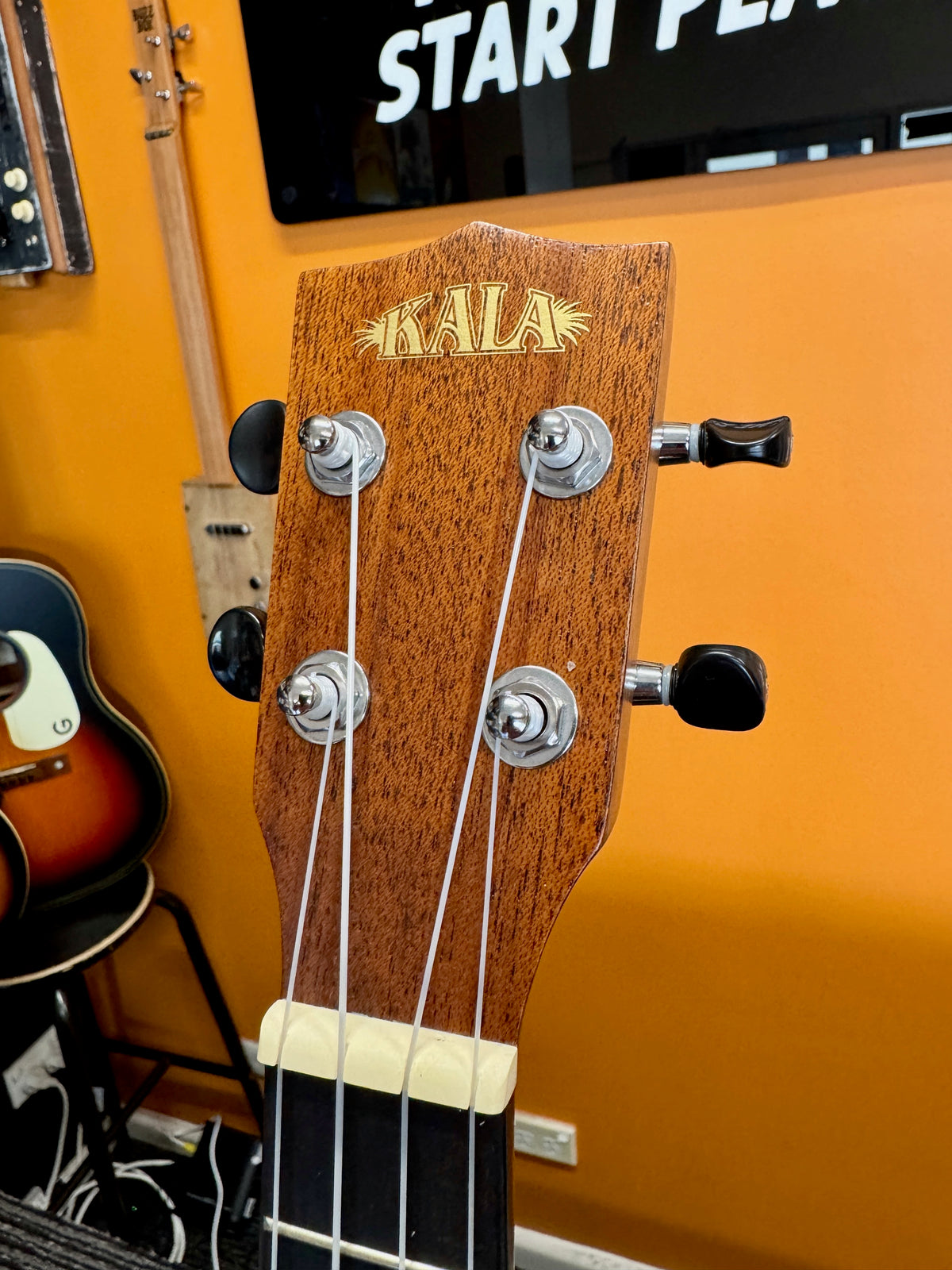 Kala Solid Spruce Top Mahogany Travel Ukulele - TENOR SIZE