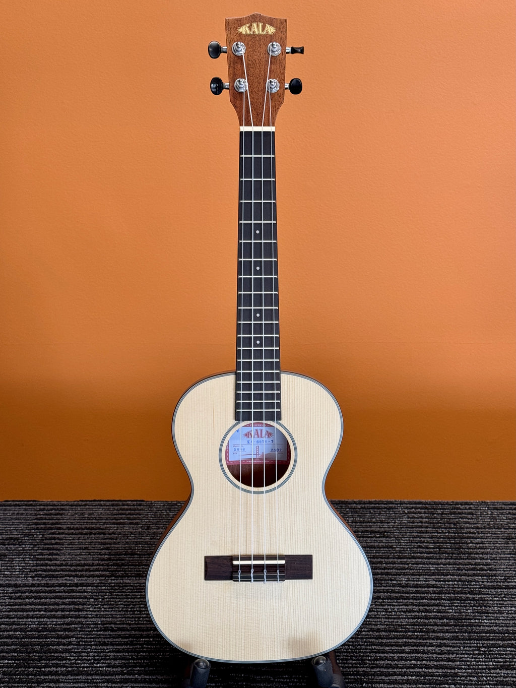Kala Solid Spruce Top Mahogany Travel Ukulele - TENOR SIZE