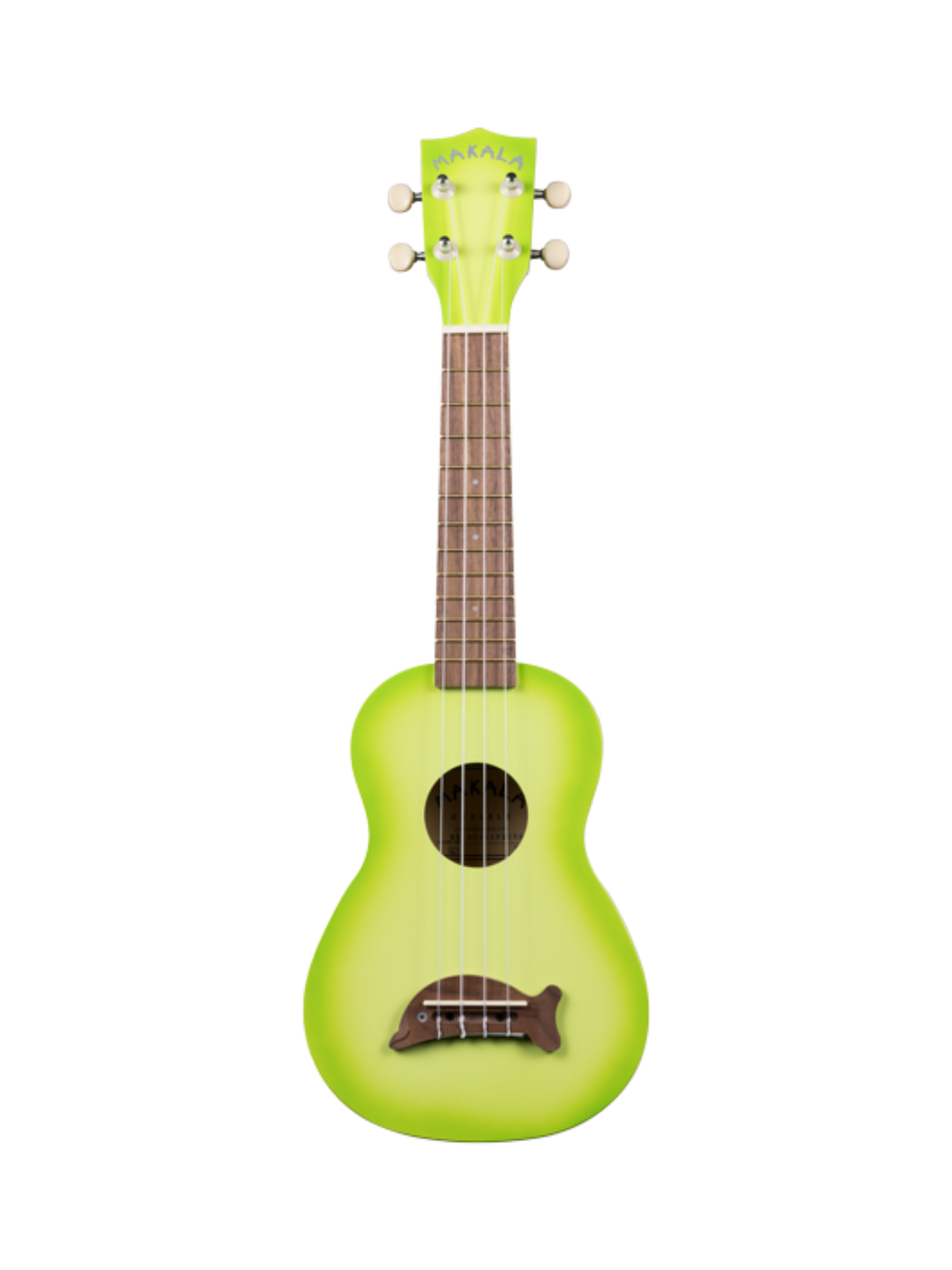 Makala Dolphin Ukulele - GREEN APPLE BURST